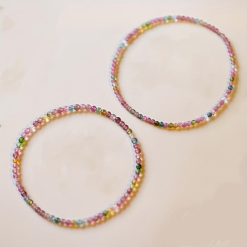 Chinese Inspired Court Style Multicolor Beaded Bracelet for Daily Wear